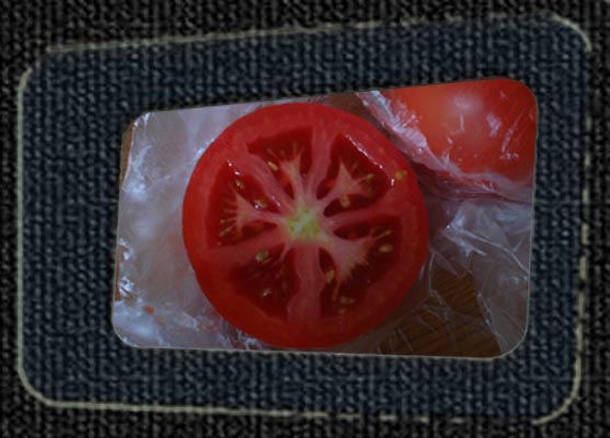 aufgeschnittene Tomate